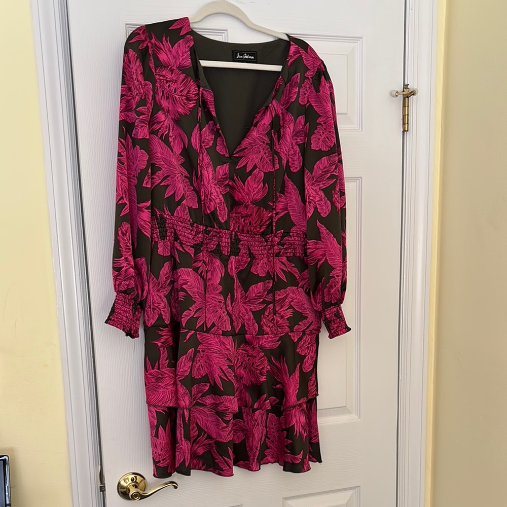 Sam Edelman Women's Pink and Black Dress